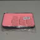 CD Case Wallet, 80 Capacity DVD VCD Media Blu-ray Case Wallet Holder Storage Organizer (Light Pink)