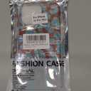 Reoomukk Blue Brown Cheetah Leopard Print Phone Case for iPhone 16 Pro Max 6.9in,Trendy Coquette Aesthetic Tortoise Shell Cool Girl Glitter Slim Protective Cover for iPhone 16promax 6.9"