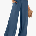 ANRABESS Womens Linen Pants 2025 Summer Casual Loose Wide Leg Palazzo Pants High Waist Flowy Beach Trousers Work Outfits S