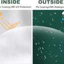 Forest Green Commercial Replacement Canopy Top for 10x10 Straight Leg Pop Up Canopy Tent with Air Vent