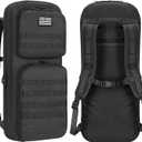 CVLIFE 30" 34" Soft Rifle Case Gun Backpack, Double Rifle Backpack Gun Bag Gun Case Covert Bug Out Bag, with Lockable Zipper for Hunting Shooting, Size: 30"×13"