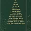 Moleskine Festive Holiday Notebook, Hard Cover, Ruled, Large (5" x 8.25"), Myrtle Green, 240 Pages