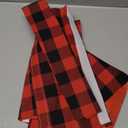 8 Pcs Christmas Refrigerator Handle Covers Christmas Decorations Indoor Cabinet Handle Covers Farmhouse Buffalo Plaid Kitchen Appliance Oven Fridge Handle Protector(Red and Black,Oblique Plaid)