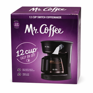 Mr. Coffee 5-Cup Programmable Coffee Maker Black: Drip Coffee Machine, Electric, Dishwasher-Safe, Paper Filter, 25 oz Capacity