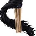 Ribbon Stick Wands Streamers for Wedding Party Favor (Black-30PCS)