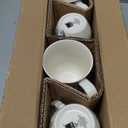 222 Fifth Adelaide 16-Piece Square Floral Dinnerware Set  Service for 4, Grey & White Porcelain Plates & Bowls, for Everyday Dining & Entertainment, Microwave & Dishwasher Safe, Chip Resistant (Gray)