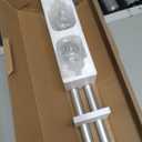 1 Inch Curtain Rods 72 to 144 Inches (6 to 12 ft) Telescoping Single Drapery Rod, USFOOK Heavy Duty Curtain Rods for Windows with Silver Decorative Translucent Finials