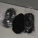 Aileam 6PCS Bridesmaid Proposal Gifts Corduroy Black makeup bag bulk for Wedding Party Favors Bachelorette party decorations Toiletry Organizer Bag Cosmetic Case Gift