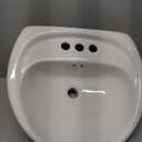 American Standard 0236004.020 Cadet Pedestal Lavatory Top with 3 Faucet Holes (4 Centers), 24X19, White