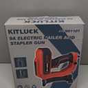 KITLUCK Brad Nailer, 2 in 1 120V Electric Staple Gun/Nail Gun with 1400pcs 18 Gauge Straight Nails and 400pcs Narrow Crown Staples for Woodworking, DIY and Upholstery