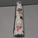 Dish Drying Mat for Kitchen Counter,16"x24" Absorbent Coffee Bar Mat Dish Drainer Rack Mat with Christmas tree and Saint Claus Printed for Kitchen Countertop Decor (Beige White, 16"x24")