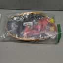 3Pcs Pirate Hat & Stuffed Shoulder Parrot & Eye Patches, Pirates Costume Accessories Skull Print Patch for Woman Men Adults for Halloween School Shows and Cosplay Props