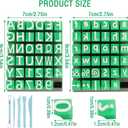 Alphabet Stamps Set for Clay, Letter Stamps for Clay - Uppercase, Lowercase, Numbers & Symbols, Custom Ceramic Pottery Stamps, DIY Handmade Mold Accessories for Ceramic Decorating