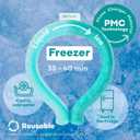Medi Grade Neck Cooling Tube - Reusable, Instant Cooling Neck Ring - Mess-Free, Lightweight & Portable Ice Ring - No Power Needed - for Summer Heat Relief - 2 x Medium - 5.6 x 6.7