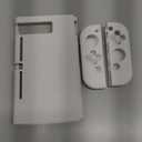 JINGDU Protective Case Compatible with Switch 2017, Dockable TPU Cover Accessories for Switch Console and Grip Joy-Con, The Switch Protector with 4 Thumb Grip Caps, White