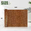 Reed Bamboo Screen Fencing,4FT X 16.4FT Natural Reed Fencing Reed Screen for Balcony Reed Fence Bamboo Reed Fence 4 Feet High for Outdoor Backyard Patio(Brown)