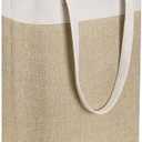 i BKGOO Laundry Basket with Handles Beige&Khaki-Slim Laundry Bin Collapsible Dirty Clothes Basket Narrow Laundry Bag Foldable Dirty Hamper for Camping, Dorms, Apartments