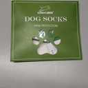 EXPAWLORER Anti Slip Dog Socks to Prevent Licking Paws, Dog Shoes for Hot Pavement, Dog Booties for Small  Senior Dogs, Traction Control Boots & Paw Protectors for Hardwood Floors Coffee (Small (4 Count))