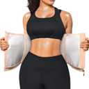 Junlan Sweat Waist Trainer for Women - Corset Sweat Band for Working Out (S)
