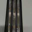 TINMARDA Metal Chopsticks Reusable, 3 Pairs Chop Sticks Reusable Dishwasher Safe, Titanium Plated Non-Slip Stainless Steel Chopsticks Present Set (Black Silver)