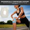 Knee Brace for Knee Pain Relief Adjustable Compression Support with Open Patella Gel Pad & Dual Side Stabilizers, Breathable Sleeve for Meniscus Tear, ACL PCL, Arthritis, Running, Workout, Large