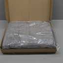 Amazon Basics 6 Piece Oversized Fade resistant Towel set, 100% Cotton towels for bathroom, soft and absorbent, 2 Bath Towels, 2 Hand Towels and 2 Washcloths bathroom towel set, Gray