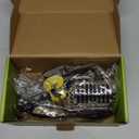 Vintage Microphone Guitar Lamp, Cool Guitar Gifts for Music Lovers and Player, USB Plug in Powered, Retro Decorations for Home, Bar, Office