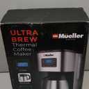 Mueller Ultra Brew Thermal Coffee Maker, 8 cup (34oz) Carafe, Keep Warm, Auto Shut-Off, LCD Display Coffee Machine, Programmable, Delay Brew Function, Stainless Steel