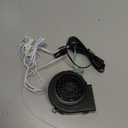 12V 0.8A Replacement Air Blower for 3.5-6FT Halloween Christmas Inflatables with 1.5A Adapter 3 LED Light Fans Outdoor Blow Up Motor Replacement Fan Blower Parts for Inflatables Yard Decorations