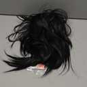 morvally Unisex Long Black 70s 80s Mullet Cher Glam Rock-Rocker Cosplay Wigs for Women and Mens Halloween, Themed Costume Party