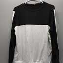 HBQ Women's Color Block 2 Piece Outfits Casual Travel Sweatsuits Lounge Sets 2025 Fall Fashion (X-Large, Black)