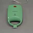 Nostalgia MyMini Personal Sandwich Maker, Nonstick Panini Press, Pizza Pockets, Quesadillas, Mint Green