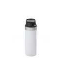 Stanley Quick Flip GO Water Bottle 24 oz | Push Button Lid | Leakproof and Packable for Travel and Sports | Insulated Stainless Steel | BPA-Free | Frost