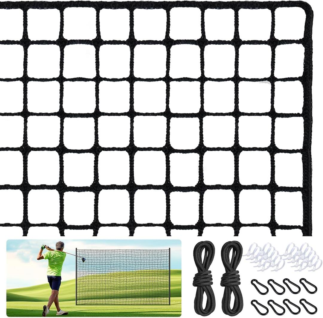 Golf Practice nets for Backyard 20x40ft Vine Driving Real Golf Balls Nylon Netting, Golf Hitting Net for Garage Swing Training, Heavy Duty Sports Netting