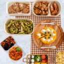 20 PCS Plastic Snack Containers, Double Compartment Condiment Containers with Lids, Reusable Snack Container, Suitable for Kitchen Storage and Outdoor Parties (20 PCS)