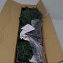 6 ft Artificial Green Christmas Outdoor Plant Decorated Tree 