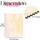 Tosnail 40 Pack 6.5 x 8.66 Inches Beginners Wooden Looms, Notched Weaving Loom for Adults, Darning Beading Boards, Basket Weaving Tools Kit for Crafts Project, Knitting, Sewing, Crochet