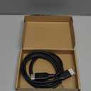 Amazon Basics DisplayPort to HDMI Cable, Uni-Directional, 4K@30Hz, 1920x1200, 1080p, 6 ft, Black