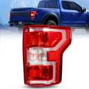 Nilight Taillight Assembly for 2018 2019 2020 Ford F150 F-150 Pickup Truck Right Tail Light Rear Lamp Replacement OE Style Red Housing with Bulbs and Harness Passenger Side