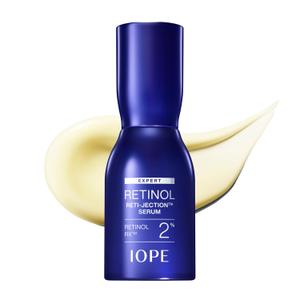 IOPE Expert Retinol RX 2% Reti-Jection Serum - Anti-Aging Night Serum - Visibly Smooths Wrinkles, Firms Skin, and Refines Pores - Potent & Gentle - 1.01 fl. oz.