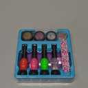 Nail Art Studio for Girls - Birthday Gift - Nail Polish Kit for Kids Ages 7-12 Years Old - Girl Gifts Ideas - Gift Set - Girly Stuff - Polish, Pens, Glitter, Stickers, Gems, Filer - 8 9 10 11 12 Year