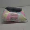 Calming Dog Beds & Cat Cave Bed with Hooded Cover,Removable Washable Round Beds for Small Medium Pets,Anti-Slip Faux Fur Fluffy Coved Bed for Improved Sleep,Fits up to 15/25 lbs(Colorful,M) (24.00" x 24.00" x 8.00")