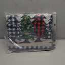 2 Pieces Hello Winter Snowman Kitchen Rugs Set Snowflake Kitchen Mat Let It Snow Rug for Christmas Winter Home Holiday Decor 17x29 and 17x47 Inch(Red)