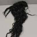 HOOJIH Ponytail Extension, 34 Inch Long Wavy Drawstring Ponytail Hair Extensions Black Pony Tail Extension Synthetic Hairpiece for Women Daily Use - Black