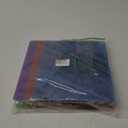 Filexec 50003-6492 6492, 1" Frosted Ring Binder, Set of 6, 6 Assorted Colors, Blueberry, Strawberry, Grape, Lime, Lemon, Tangerine