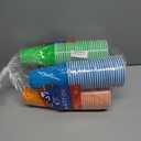 Hefty Party On Disposable Plastic Cups, Assorted, 16 Ounce, 100 Count