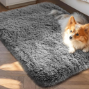 Ophanie Small Throw Rugs for Bedroom, 2x3 Non Slip Mini Area Rug, Affordable Fluffy Grey Carpet, Door Entryway Indoor Inside Front Entrance Dog Mat, Home Decor Aesthetic, Nursery