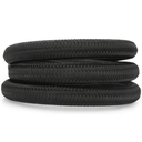 8AN Fuel Hose Line Stainless Steel Nylon Braided Oil Gas Fuel Line Hose 1 Meter, Pack of 2