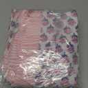 CPC Pink Sapphire Ruffle Throw Pillow Covers for Couch, 24x24 Inch Cotton Stripe Ruffle Couch Pillows for Living Room, Hidden 20 Inch Zipper Boho Pillow Case or Cute Outdoor Pillows