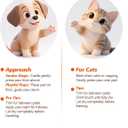 2 x Paw Print Kit for Dogs, Inkless Clean Touch 3.14.9 in, Dog Nose Print Kit with Ink Pad, Frames and Stickers, Mess-Free for Cats Puppies Kittens Memorial (Black)